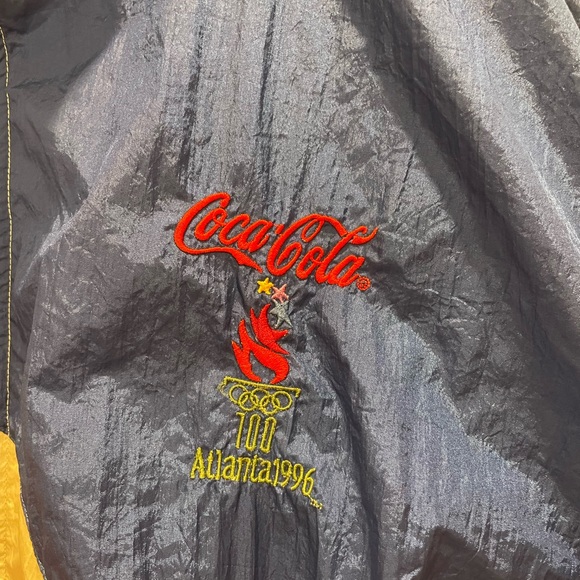 VTG Atlanta Olympics 1996 windbreaker Jacket Coca Cola - Team USA RARE July 4th - Picture 5 of 16